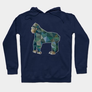 Gorilla Lowpoly Hoodie